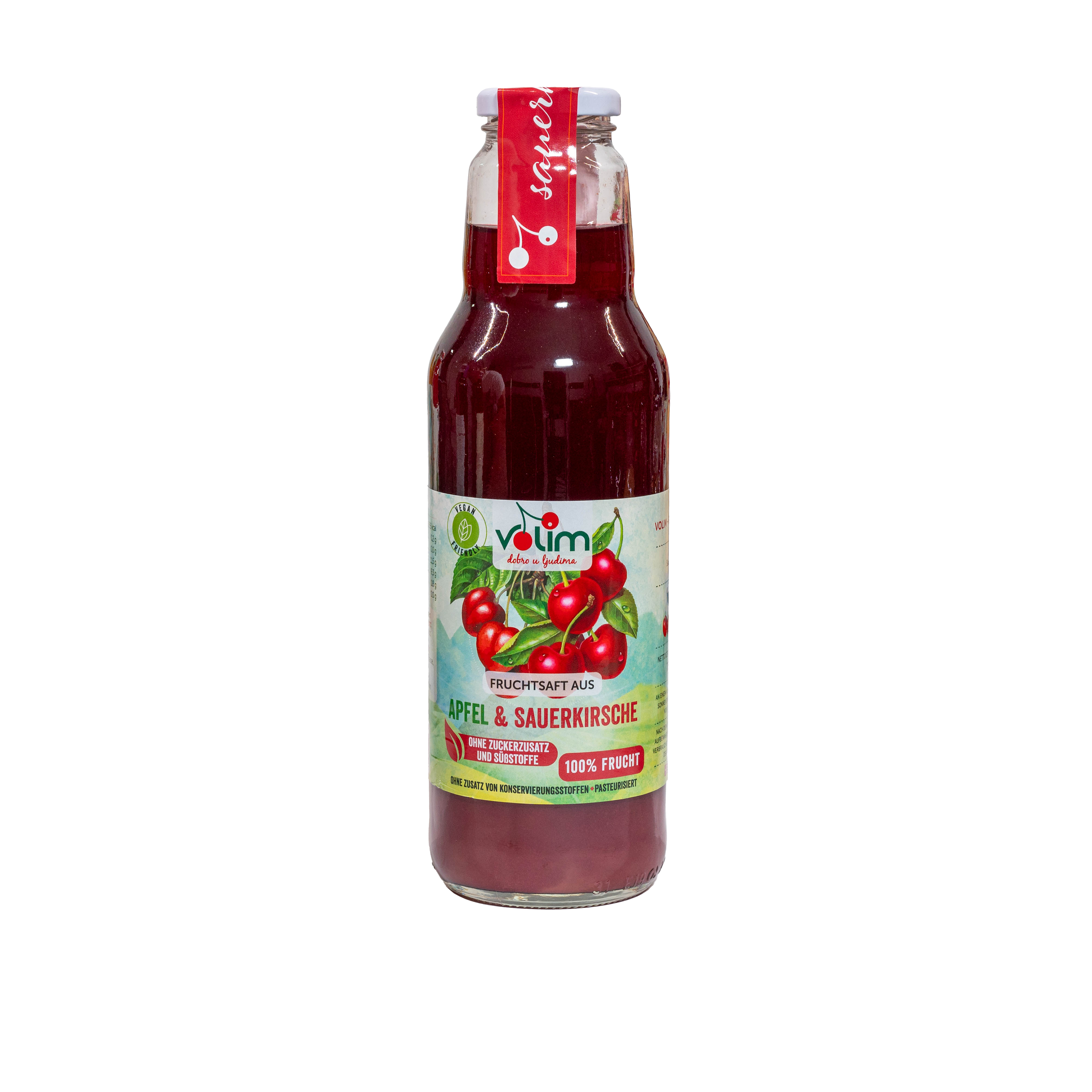 Apfel und Sauerkirsche Saft 750ml