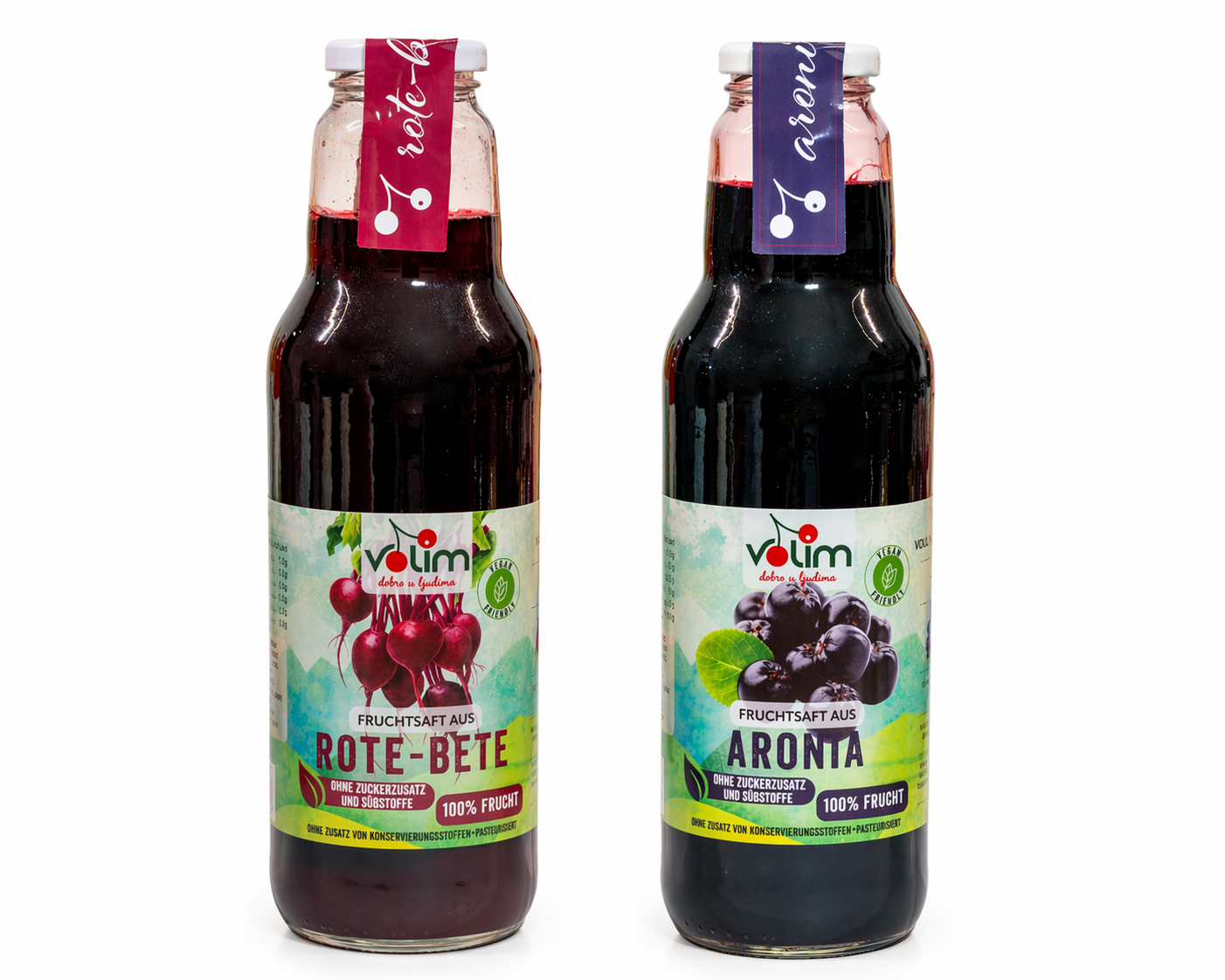 Kennenlern-Paket zum TOP Preis 3x Rote Bete + 3x Aronia Saft 750ml
