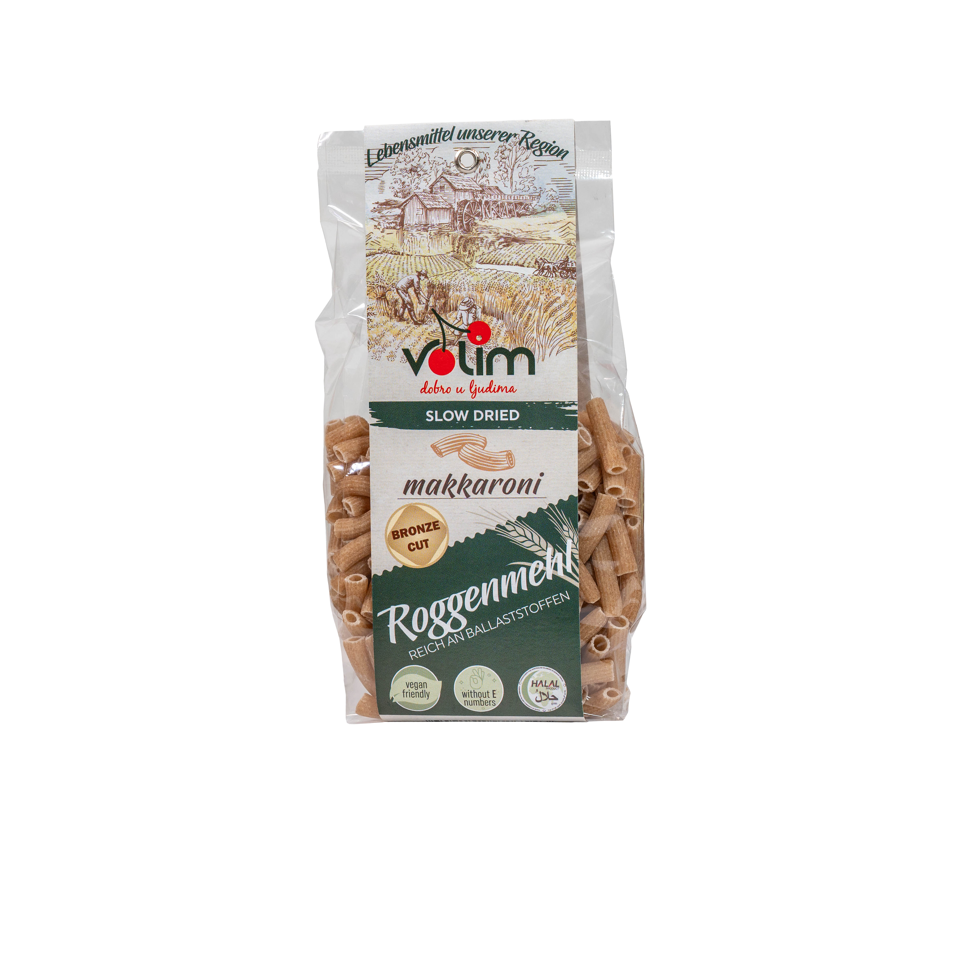 Pasta Makkaroni Roggenmehl 250g