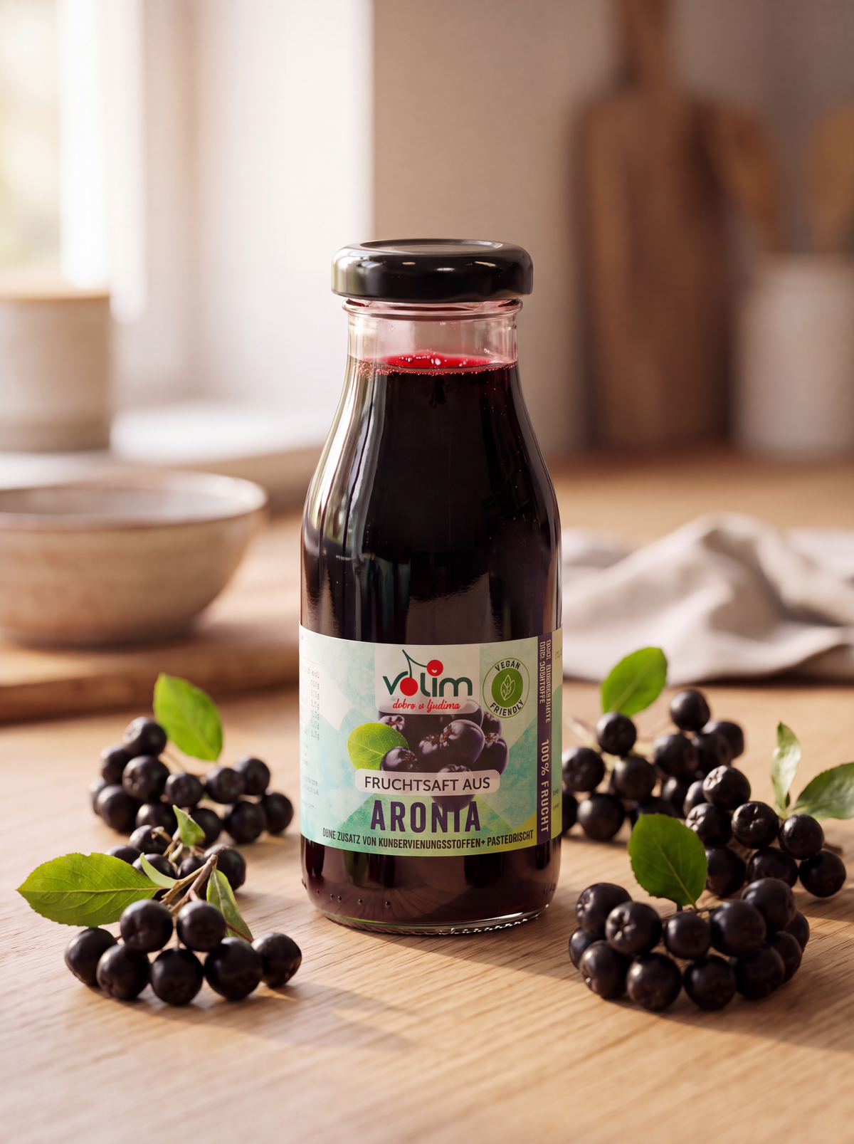 Aronia Saft 200 ml – 24-Tage-Vorrat